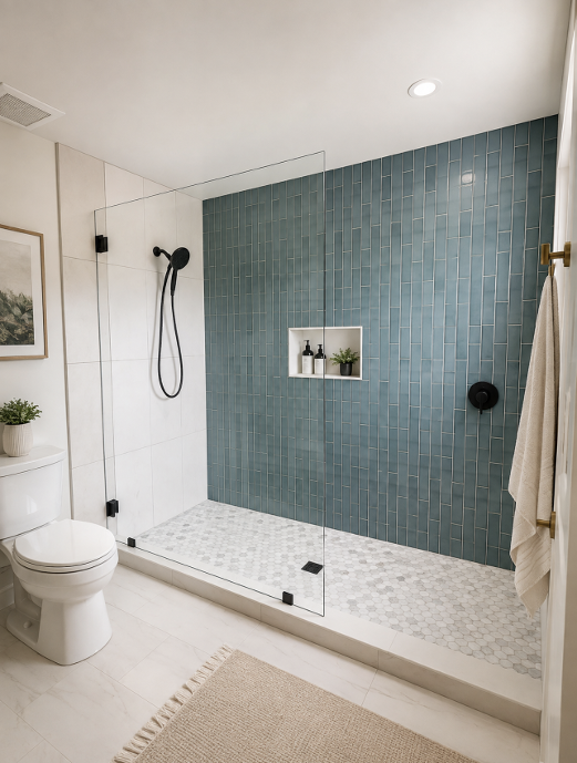 Glass Walk-In Shower