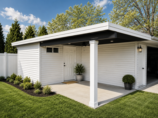 Detached Garage & Carport