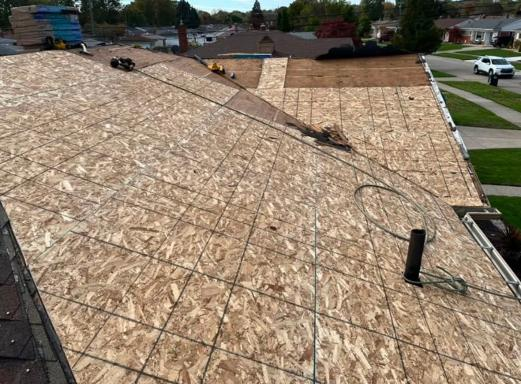 Full Roof Replacement — new decking