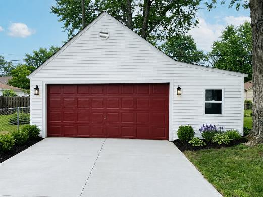 Detached Garage Exterior Rebuild — after