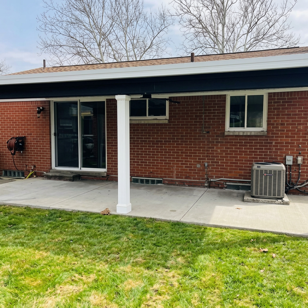 Covered Patio & Awning Build — after