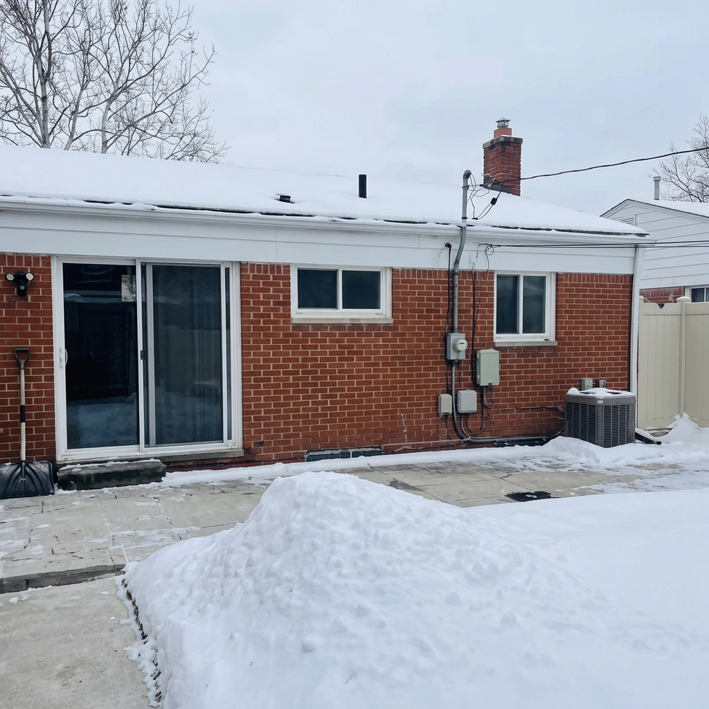 Covered Patio & Awning Build — before